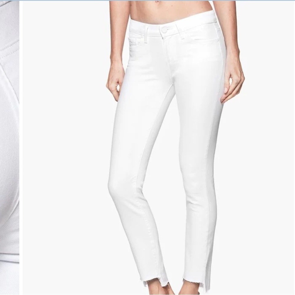 PAIGE NWOT Size‎ 30 White Skyline ankle peg jeans